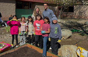 Students outside